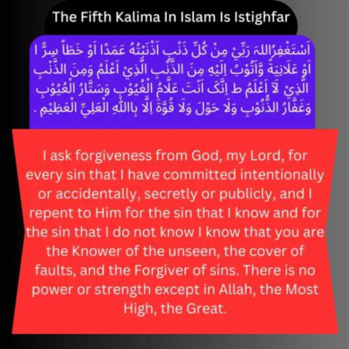 5th and 6th Kalima of Islam